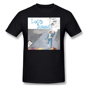 Juice Wrld Last Lucid Dreams Mans New Short Sleeve Basic Cotton Black T-Shirt