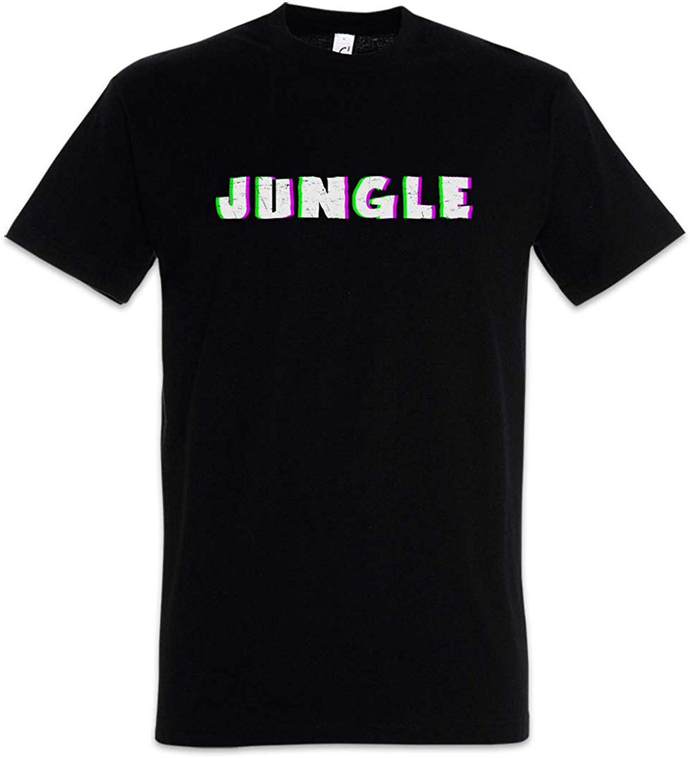 Jungle Glitch Men Natural T-Shirt