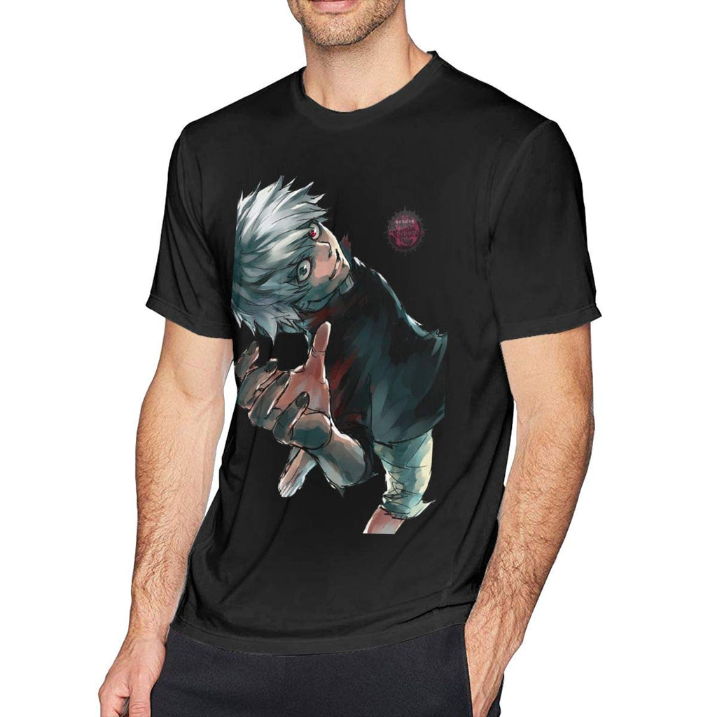 Kaneki-Ken Men Limited Edition Short Sleeved Pure Cotton black T-Shirt