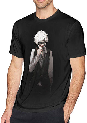 Kaneki-Ken Mens Limited Edition Short Sleeved Popular black T-Shirt