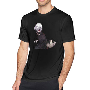 Kaneki-Ken Mens Limited Edition Short Sleeved Pure Cotton black T-Shirt