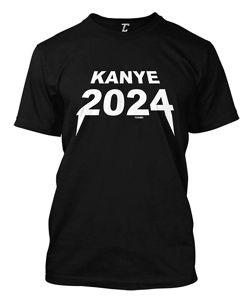 Kanye 2024 Funny Election Ye Men's Black T-Shirt