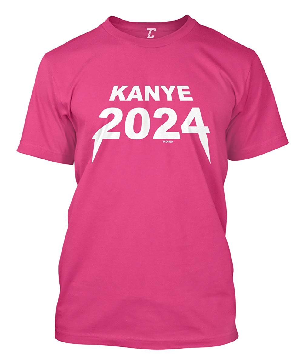 Kanye 2024 Funny Election Ye Men's Pink T-Shirt