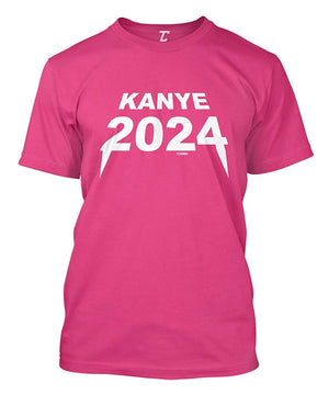 Kanye 2024 Funny Election Ye Men's Pink T-Shirt