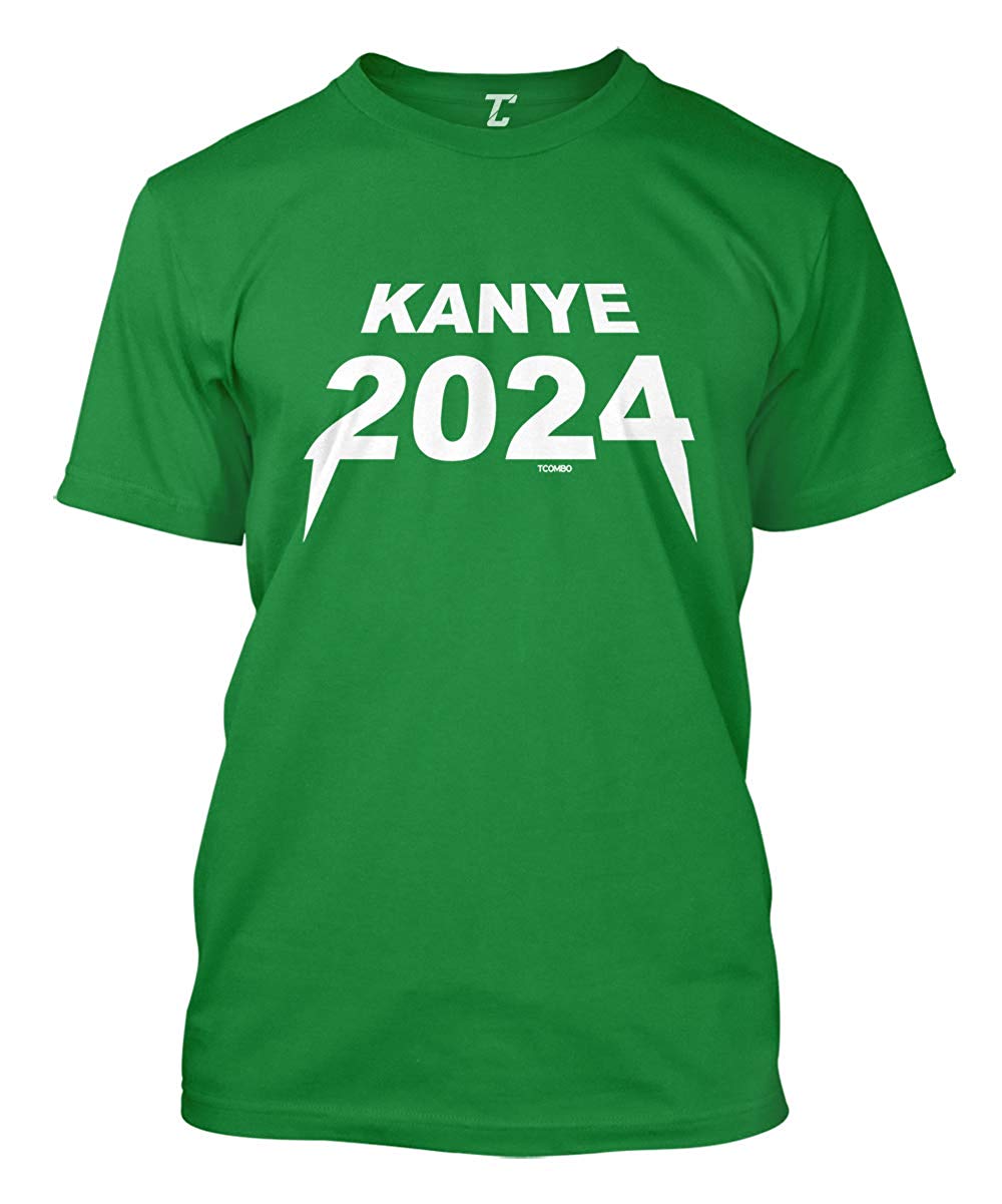 Kanye 2024 Funny Election Ye Men's green T-Shirt