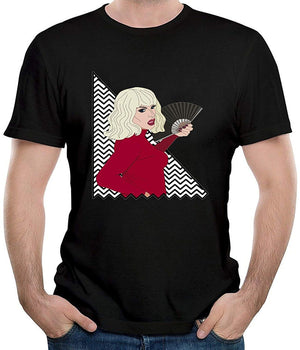 Katya Zamolodchikova Men's Casual Short Sleeve Black T-Shirt