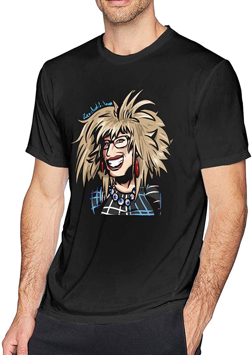 Katya Zamolodchikova Mens Limited Edition Short Sleeved Pure Cotton black T-Shirt