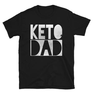 Keto Dad Ketogenic Low Carb Diet Ketosis Black T-Shirt