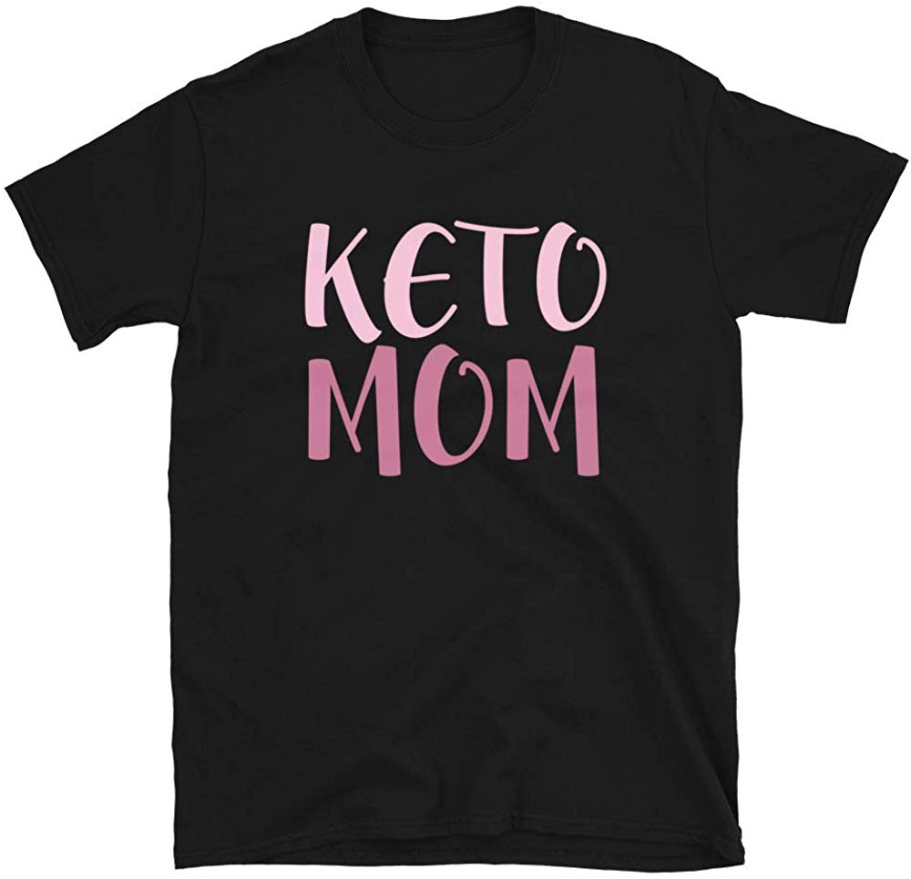 Keto Mom Ketogenic Low Carb Diet Ketosis Black T-Shirt