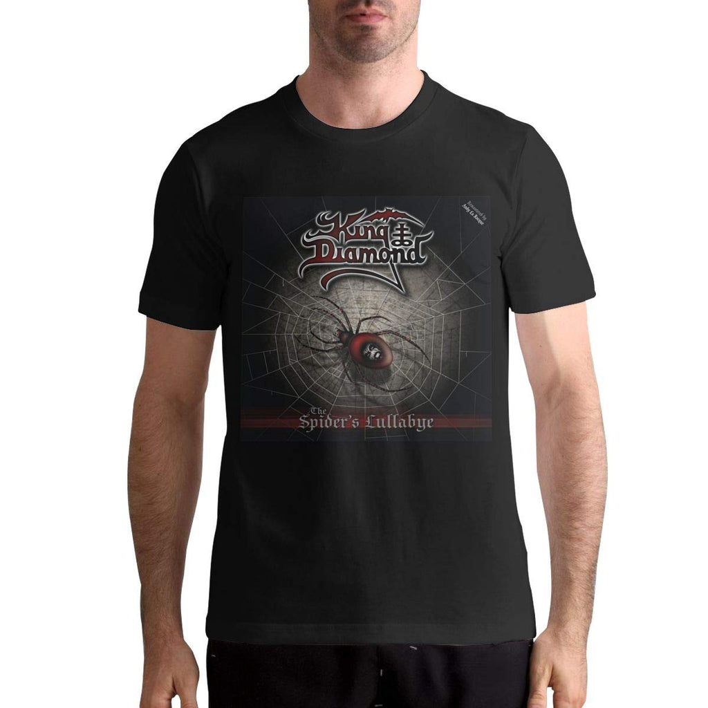 King Diamond Men Classic Cotton black T-Shirt