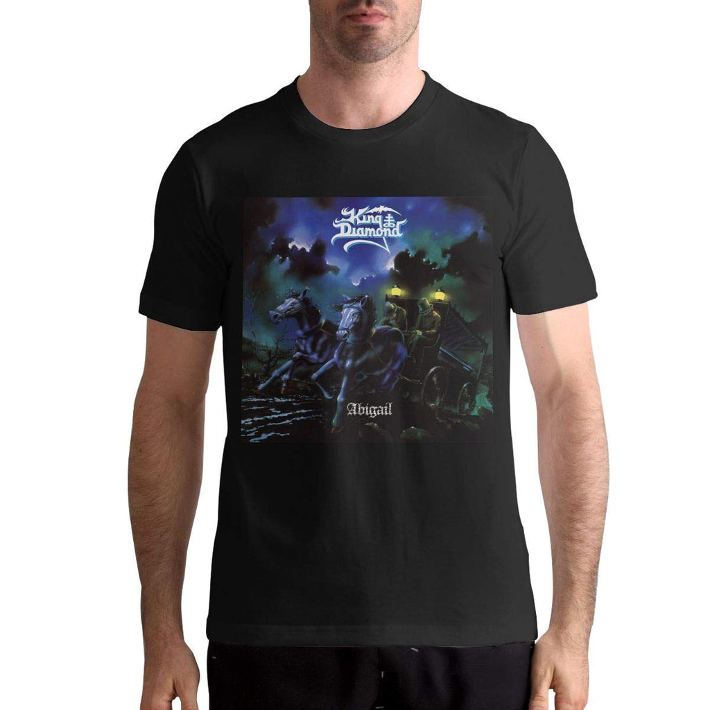 King Diamond Men Short Sleeve Cotton black T-Shirt