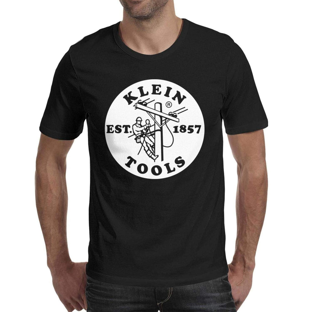 Klein-and-Tools Mens Short Sleeve Pretty Golf Black-100 T-Shirt