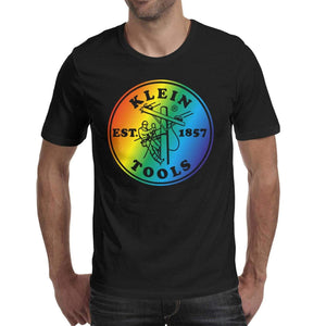 Klein-and-Tools Mens Short Sleeve Pretty Golf Black-102 T-Shirt