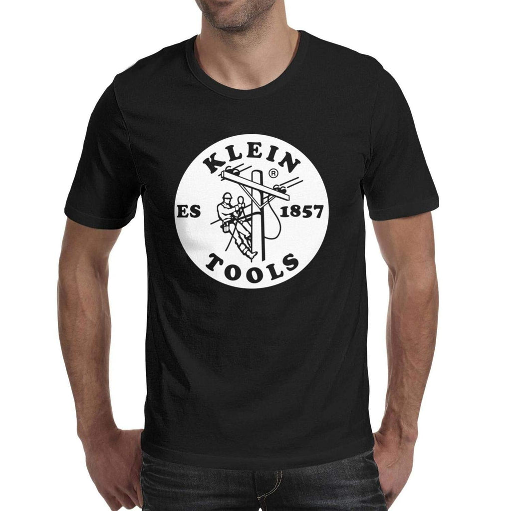 Klein-and-Tools Mens Short Sleeve Pretty Golf Black-103 T-Shirt
