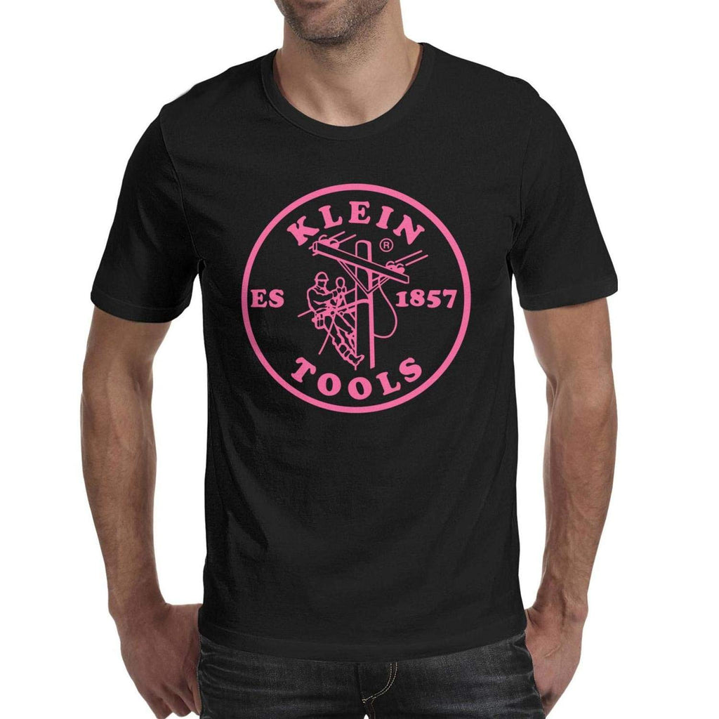 Klein-and-Tools Mens Short Sleeve Pretty Golf Black-93 T-Shirt