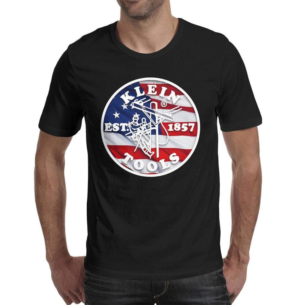 Klein-and-Tools Mens Short Sleeve Pretty Golf Black-94 T-Shirt