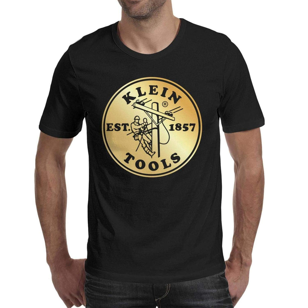 Klein-and-Tools Mens Short Sleeve Pretty Golf Black-95 T-Shirt