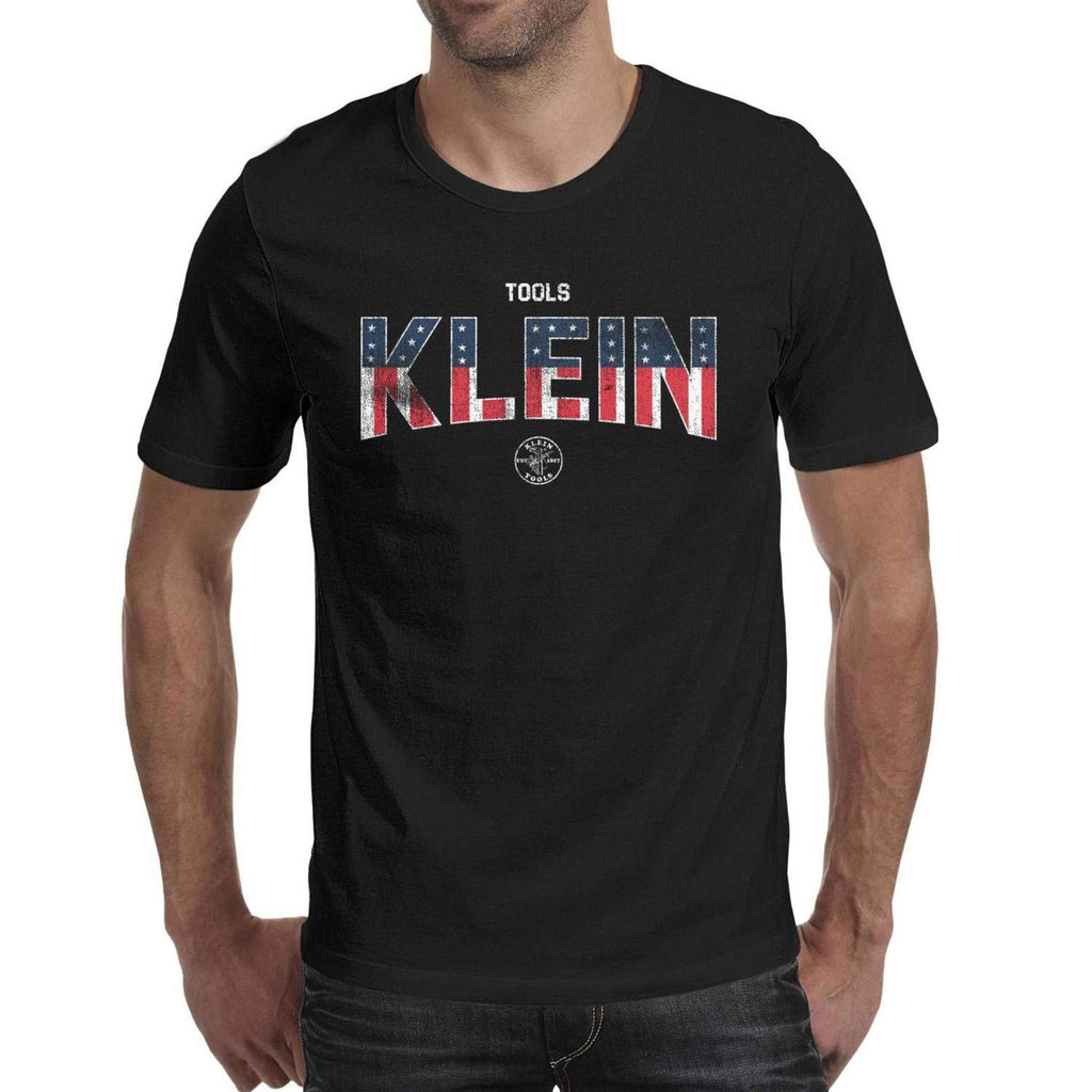 Klein-and-Tools Mens Short Sleeve Pretty Golf Black-96 T-Shirt