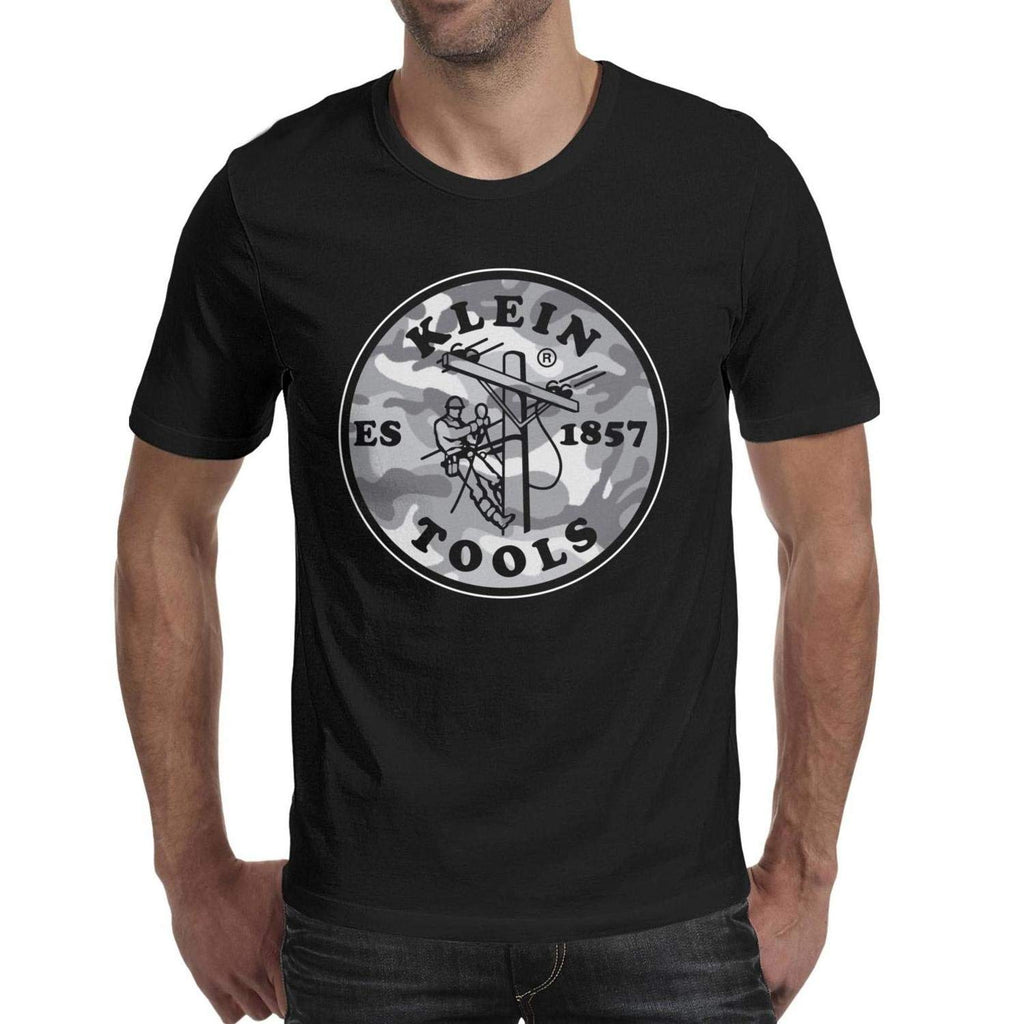 Klein-and-Tools Mens Short Sleeve Pretty Golf Black-97 T-Shirt