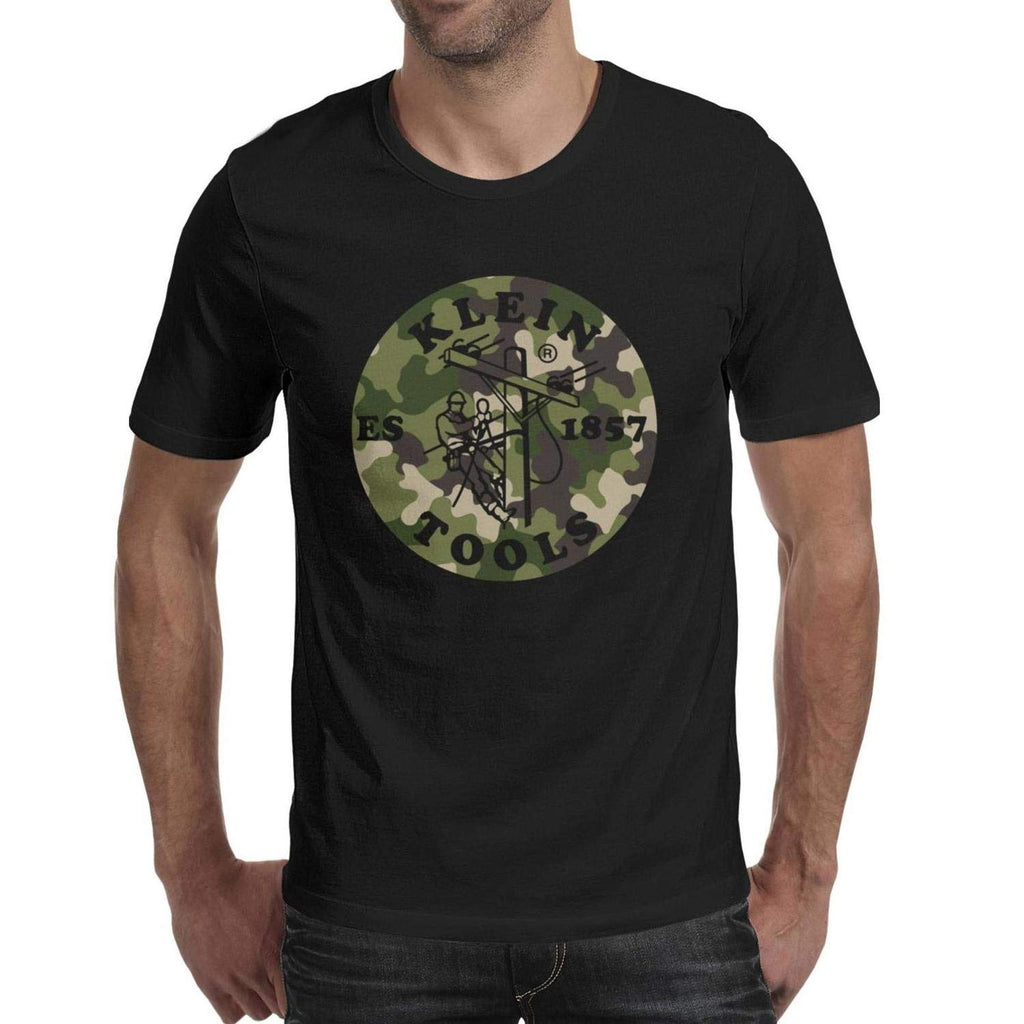 Klein-and-Tools Mens Short Sleeve Pretty Golf Black-98 T-Shirt