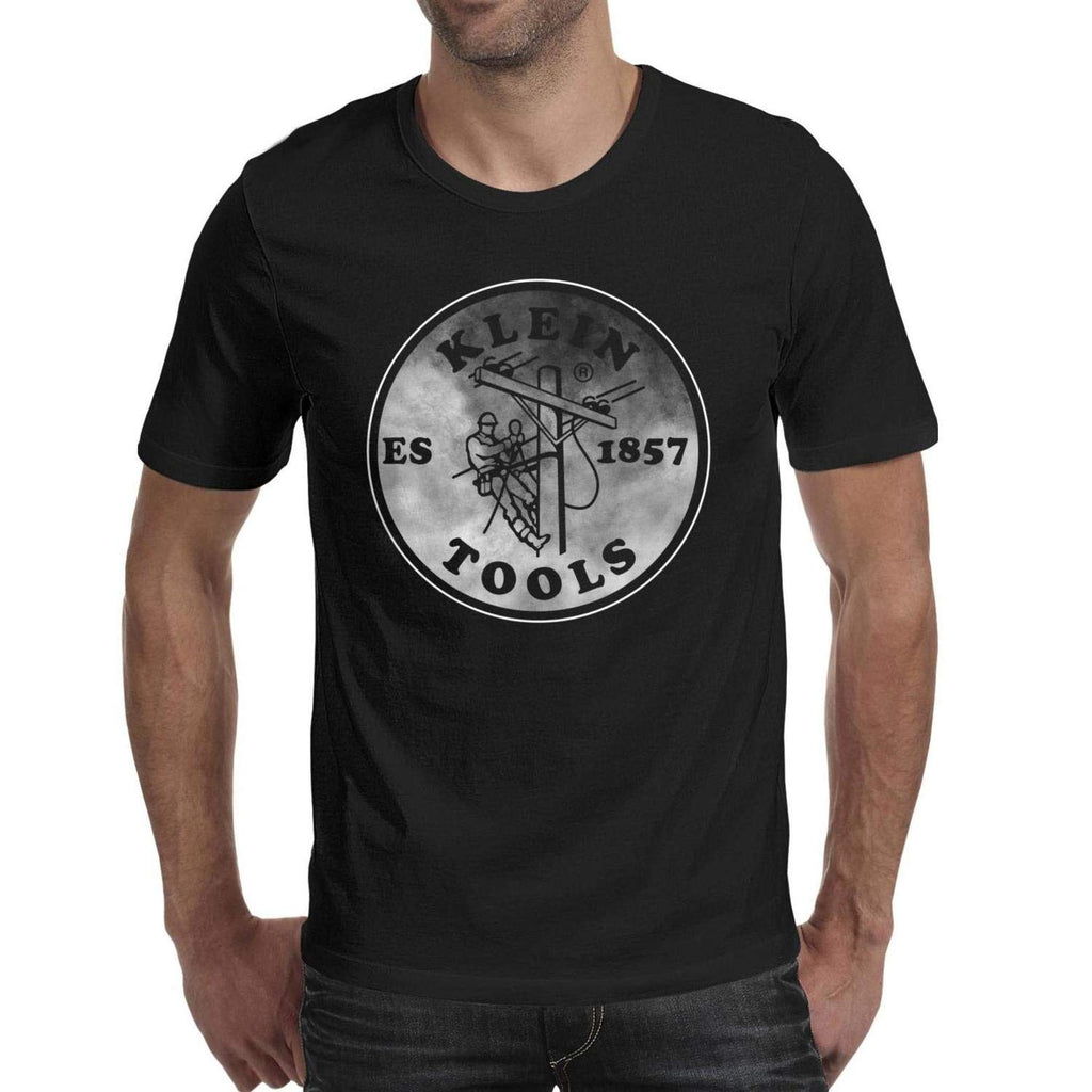 Klein-and-Tools Mens Short Sleeve Pretty Golf Black-99 T-Shirt