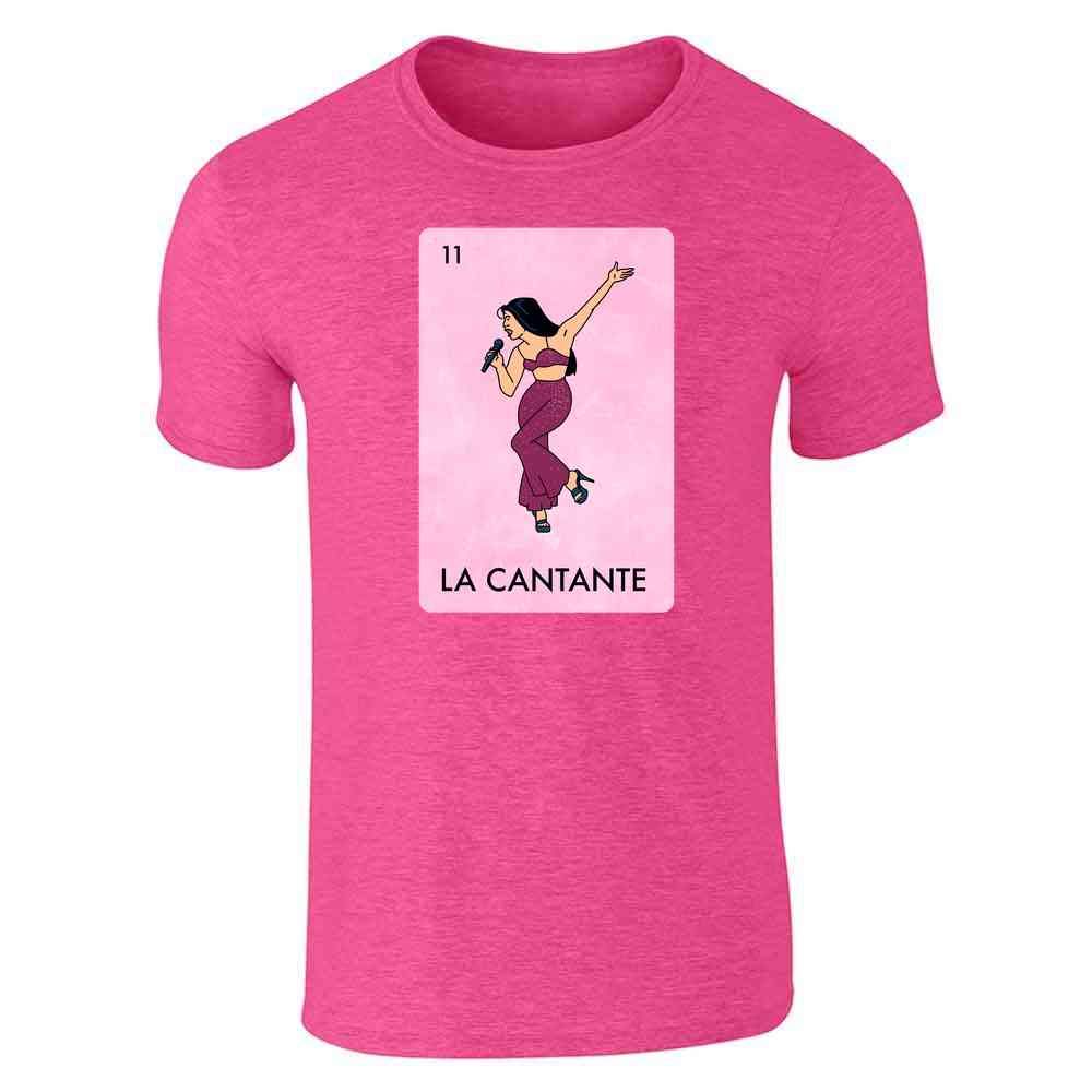 La Cantante Singer Mexican Lottery Funny Parody Tejano Music Graphicfor Men Heather Pink T-Shirt
