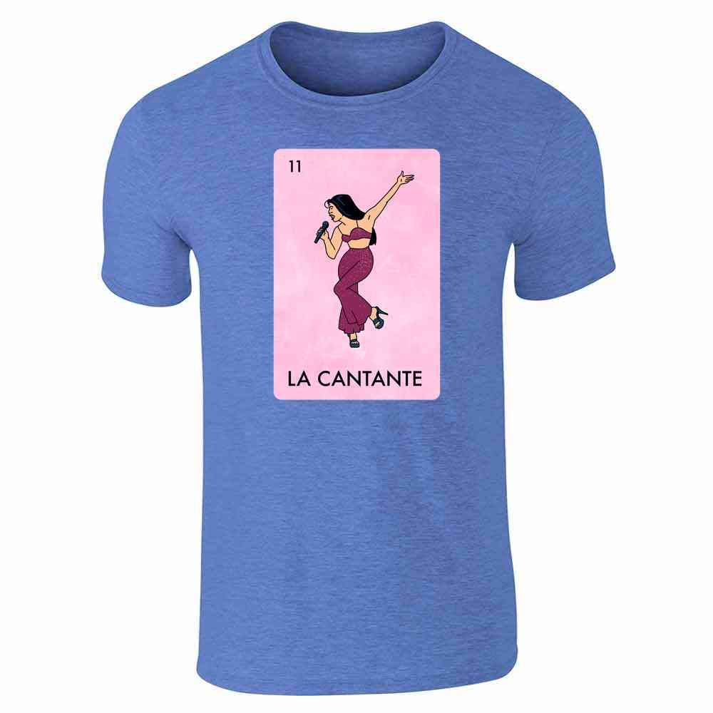 La Cantante Singer Mexican Lottery Funny Parody Tejano Music Graphicfor Men Heather Royal Blue T-Shirt
