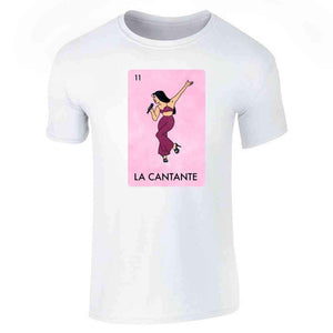La Cantante Singer Mexican Lottery Funny Parody Tejano Music Graphicfor Men White T-Shirt