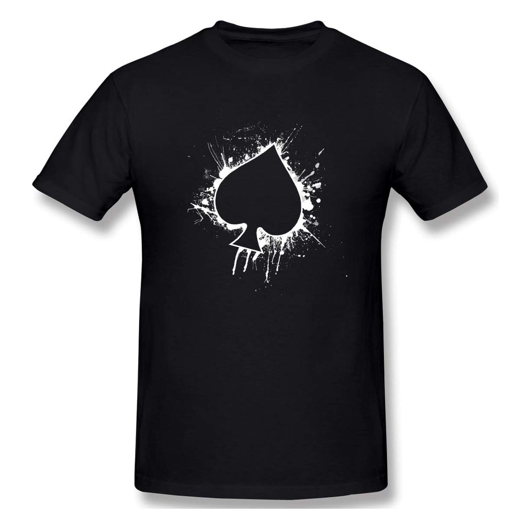 Label Society Mans New Short Sleeve Basic Cotton Black T-Shirt