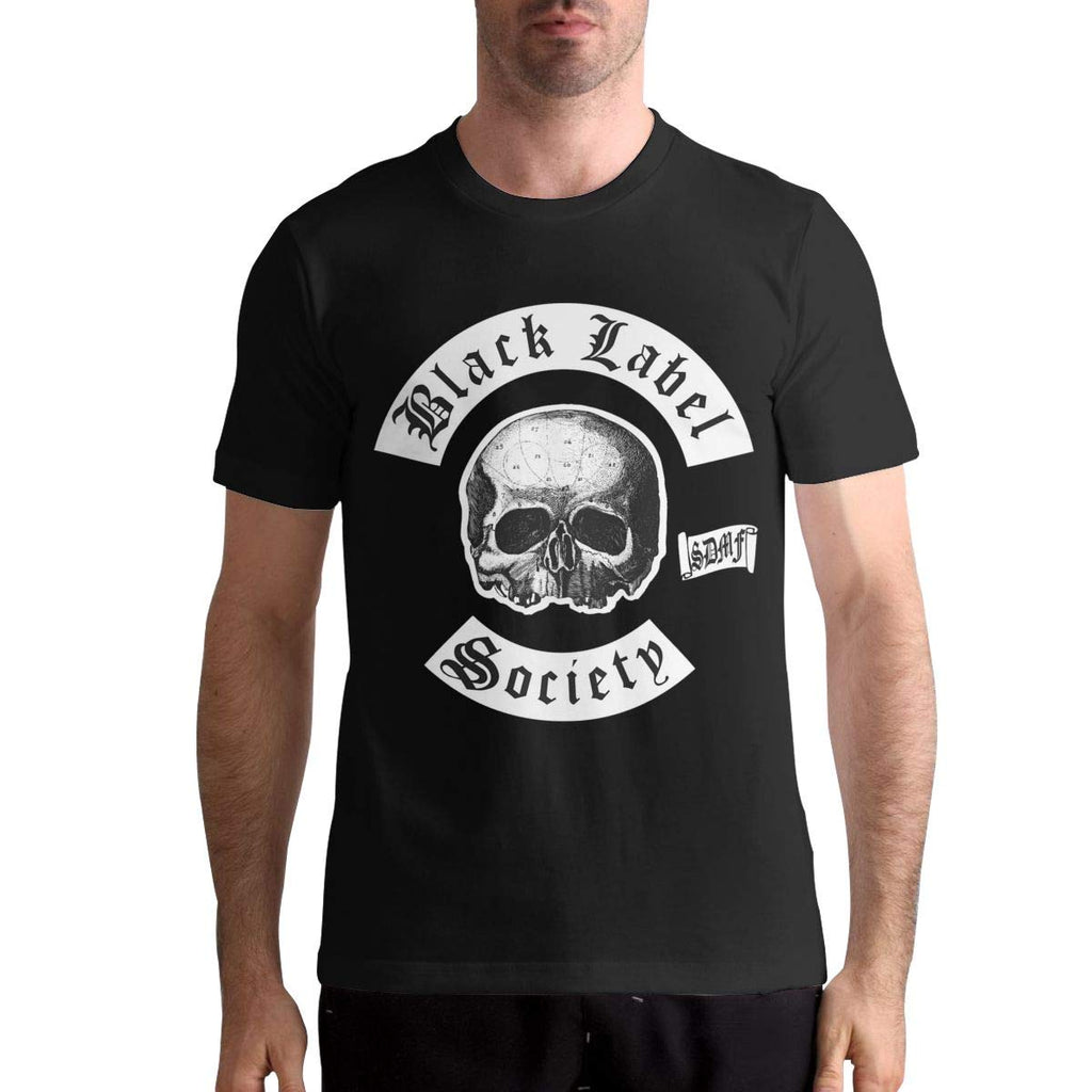 Label Society Men's Stylish Short Sleeve Black T-Shirt
