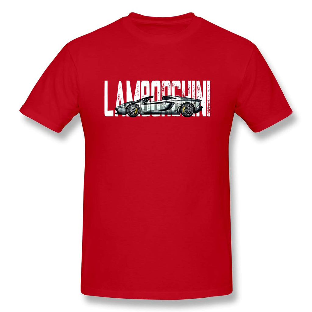 Lam-borghini-2 Spor Short Sleevefor Mens Travel Gym wihte T-Shirt