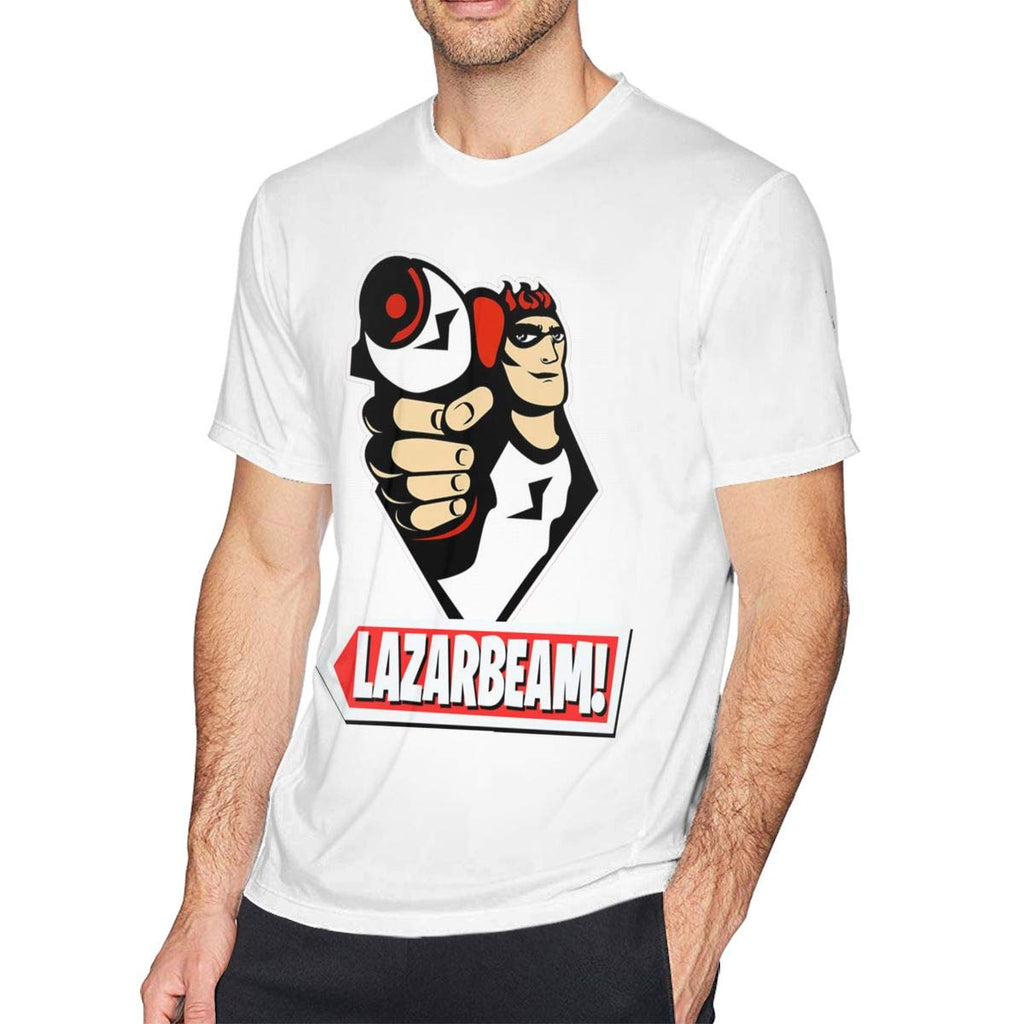 Lazarbeam Man Perfect Short Sleeve white T-Shirt
