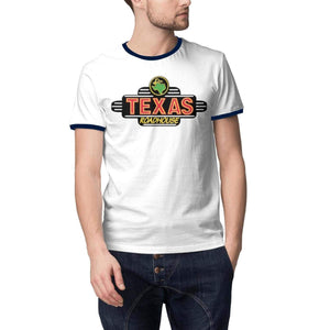 for Men Round Neck Texas Roadhouse Ultra Cross Train Short Sleeve White-21 T-Shirt