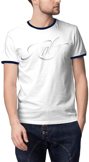 for Men Solid Kimber-Logo-Metal Humor Basic Short Sleeve White-8 T-Shirt