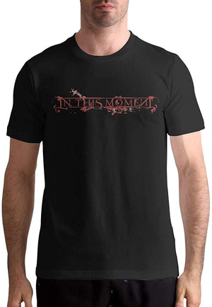 in This Moment Logo Men Popular Short Sleeve Music Black T-Shirt